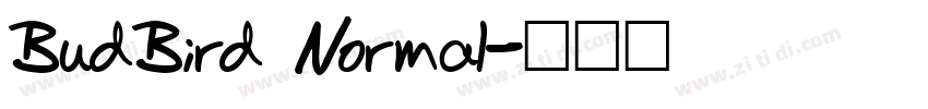 BudBird Normal字体转换